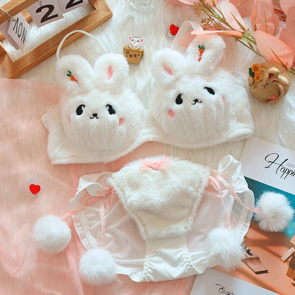 Moon Rabbit Plush Lingerie