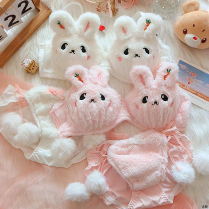 Moon Rabbit Plush Lingerie