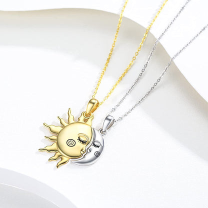 18K Magnetic Sun Star Necklace